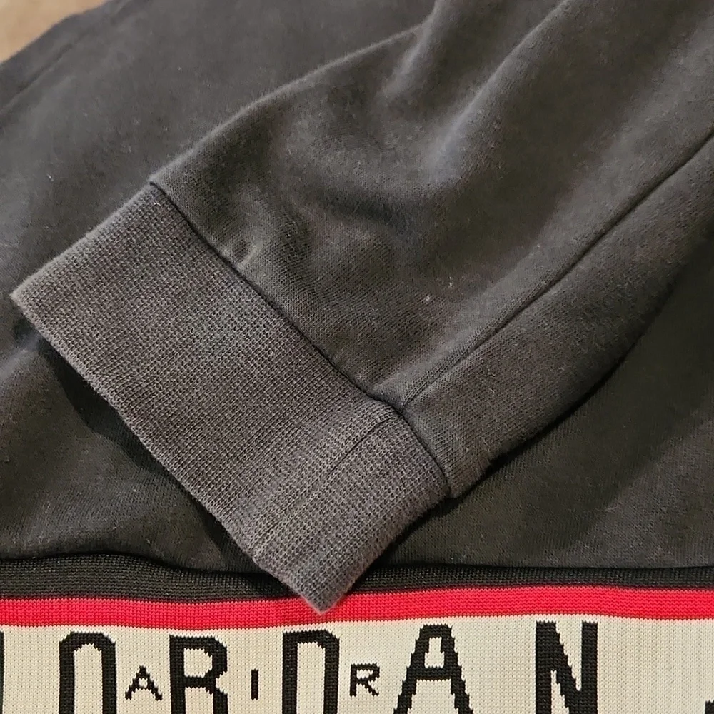 [Air Jordan] Black, White & Red Hoodie - Size S